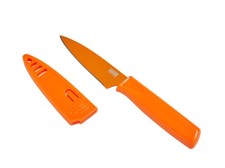 Kuhn Rikon Nonstick Paring Knife, Orange