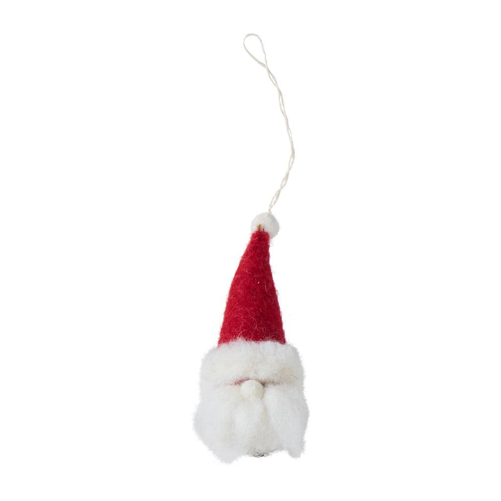 Klippan Felted Christmas Ornament, Santa