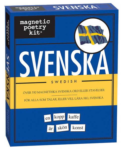 Magnetic Poetry Kit, Swedish Kit