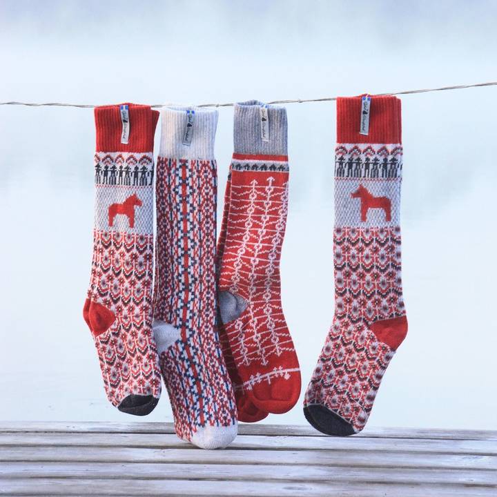Öjbro Vantfabrik DALARNA, Wool Sock, Medium/Womens