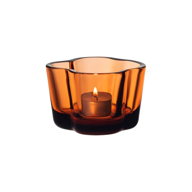 Aalto Tealight Candleholder, Seville Orange