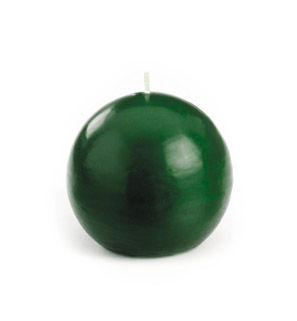 Ball Candles, Box of 4, Green