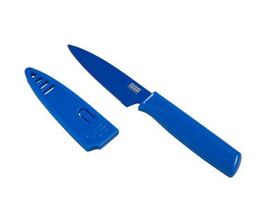 Kuhn Rikon Nonstick Paring Knife, Blue