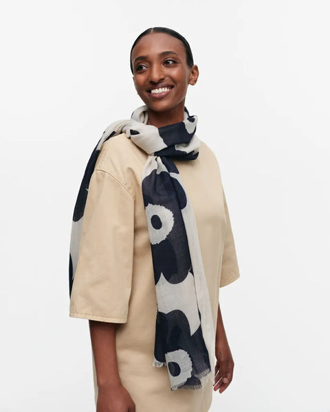 Marimekko Fiore Pieni Unikko Scarf – Irma's Finland House
