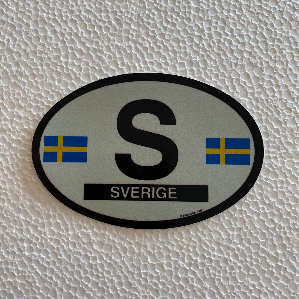 Sweden Oval Decal