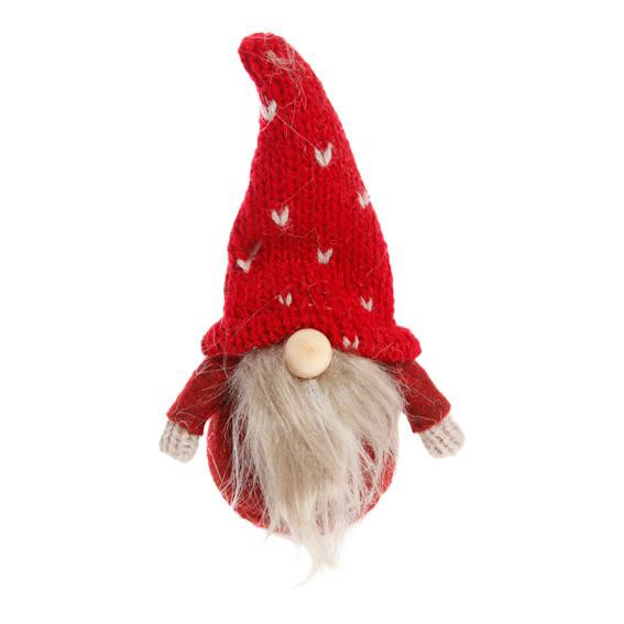 Nisse Standing Red, 4"