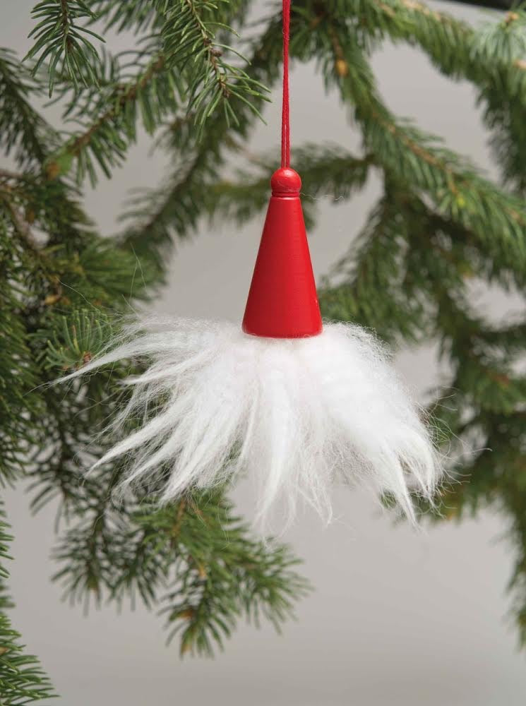 Bearded Cone Tomte Ornament