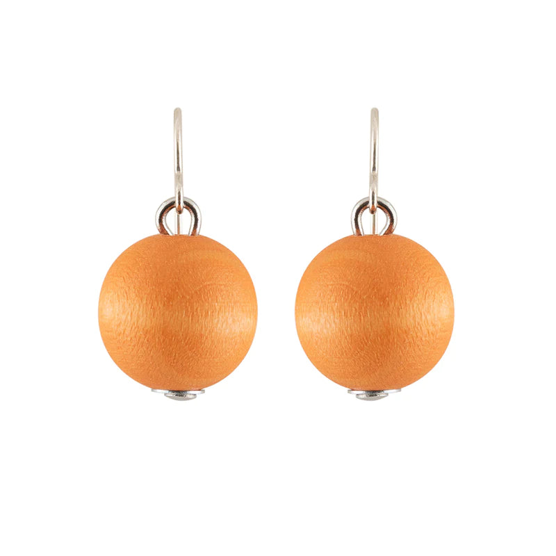 aarikka Karpalo Earrings Orange