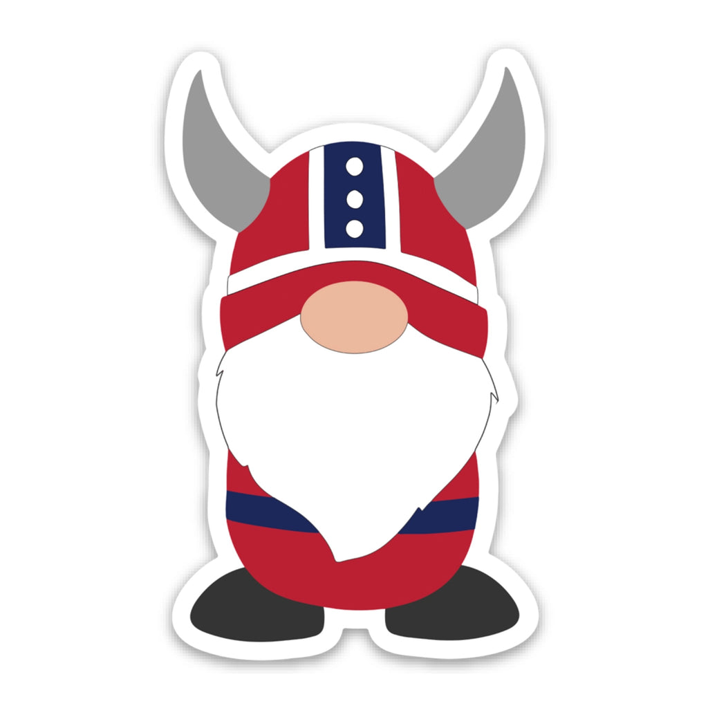 Norwegian Viking Boy Gnome Sticker