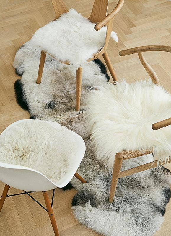 Icelandic Sheepskin Chair Pad, White