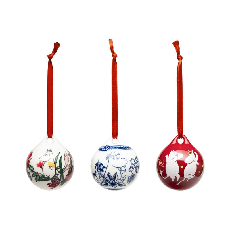 Arabia Moomin Ornament, Annual Mini Bauble Set/3