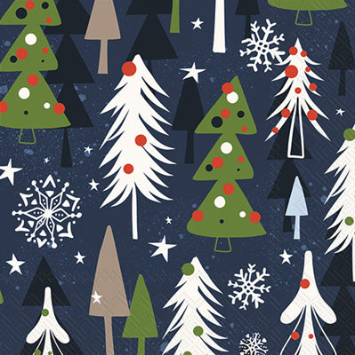 Christmas Forest Cocktail Napkins