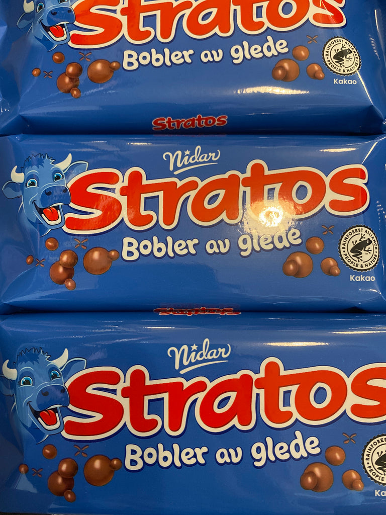 Nidar Stratos Milk Chocolate with Bubbles Bar