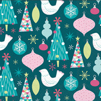 Pastel Christmas Lunch Napkins