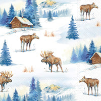 Elk Landscape Lunch Napkins