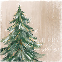 Gilded Painterly Tree Lunch Napkins