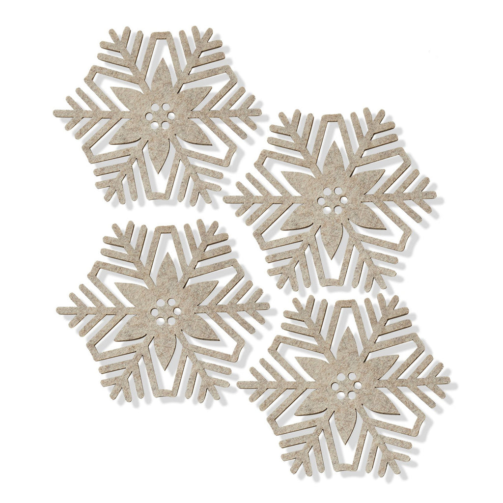 Snowflake Coasters, Set/4