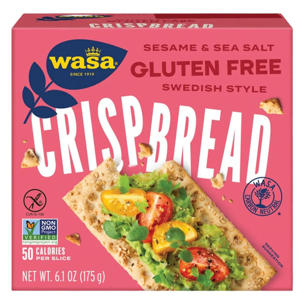 Wasa Gluten Free Sesame & Sea Salt Crispbread Thins