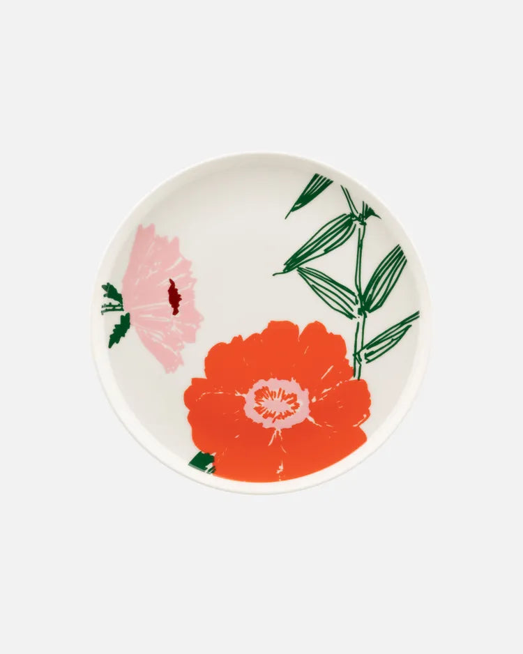 Marimekko Oiva / Puutarhakutsut Plate