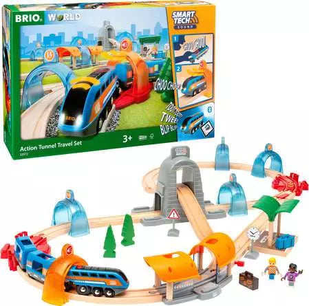 Brio Action Tunnel Travel Set