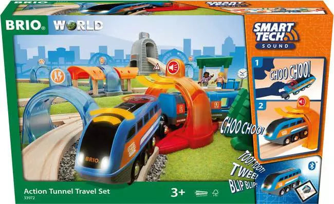 Brio Action Tunnel Travel Set