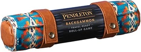 Pendleton Backgammon: Travel-Ready Roll-Up Game