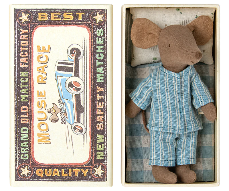 Maileg Big Brother Mouse in Matchbox