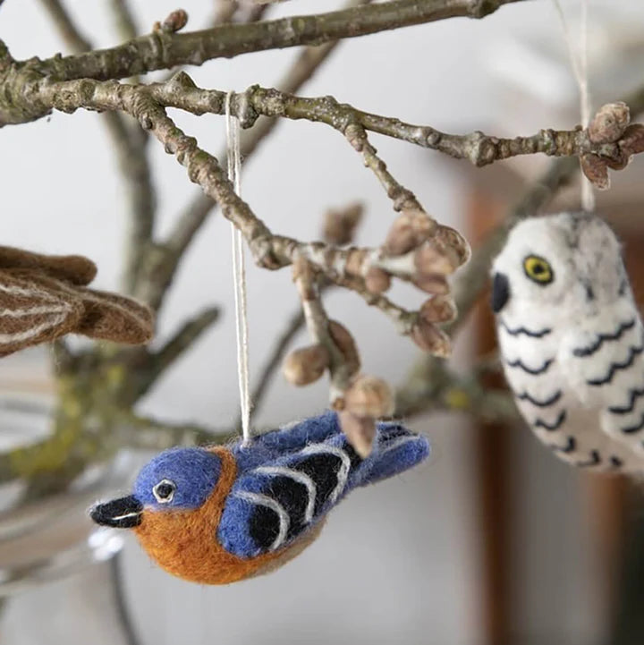 Gry & Sif Felt Bird Ornament