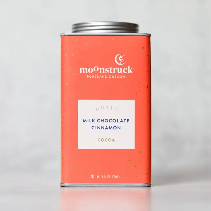 Moonstruck Cinnamon Milk Chocolate Hot Cocoa Tin