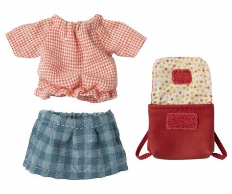 Maileg Clothes and Bag, Big Sister Mouse