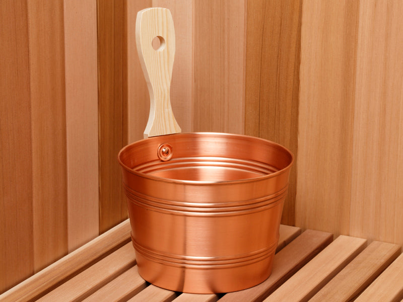 Copper Sauna Bucket, 1 Gallon
