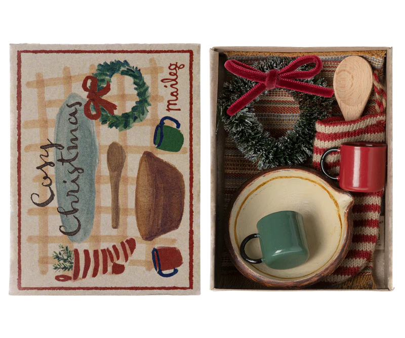 Maileg Christmas Cozy Set, Mouse