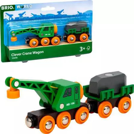 Brio Clever Crane Wagon