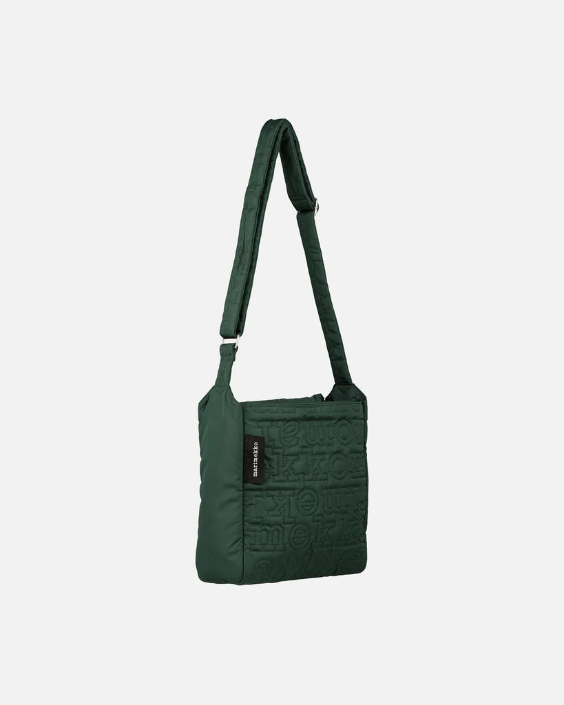Marimekko Joy Crossbody M Logo, Dark Green