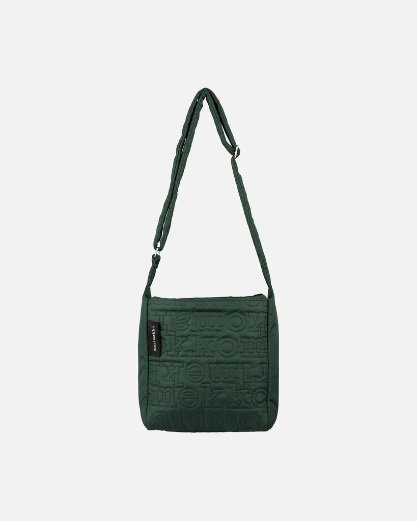 Marimekko Joy Crossbody M Logo, Dark Green
