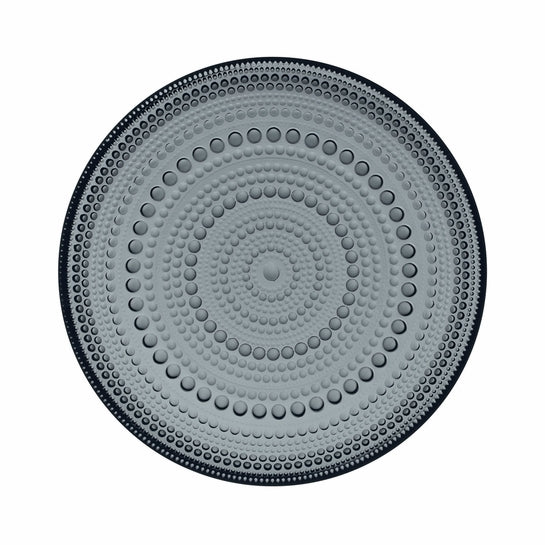 Kastehelmi Plate, Dark Grey