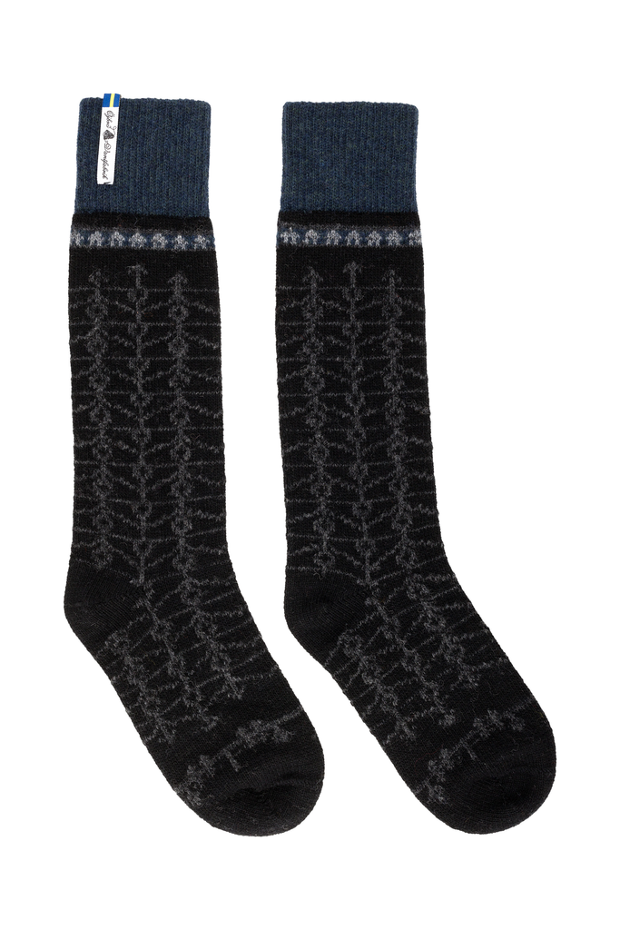 Öjbro Vantfabrik EKSHÄRAD NATT, Wool Sock, Medium/Womens