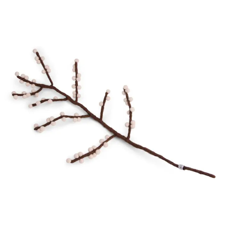 En Gry & Sif Felt Branch with White Berries