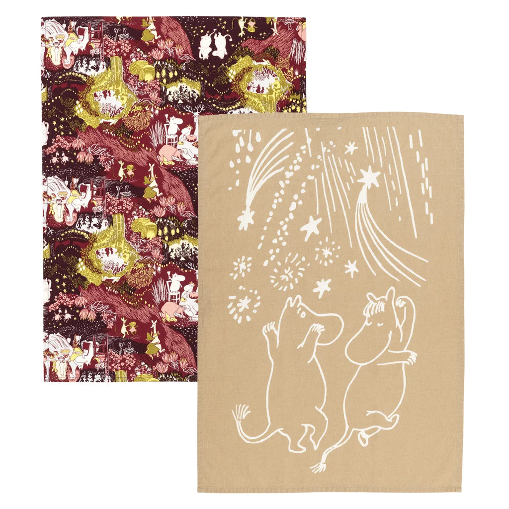 Arabia Moomin Kitchen Towel Set, Festive Moments