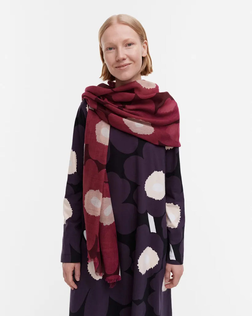 Marimekko Fiore Pieni Unikko Scarf