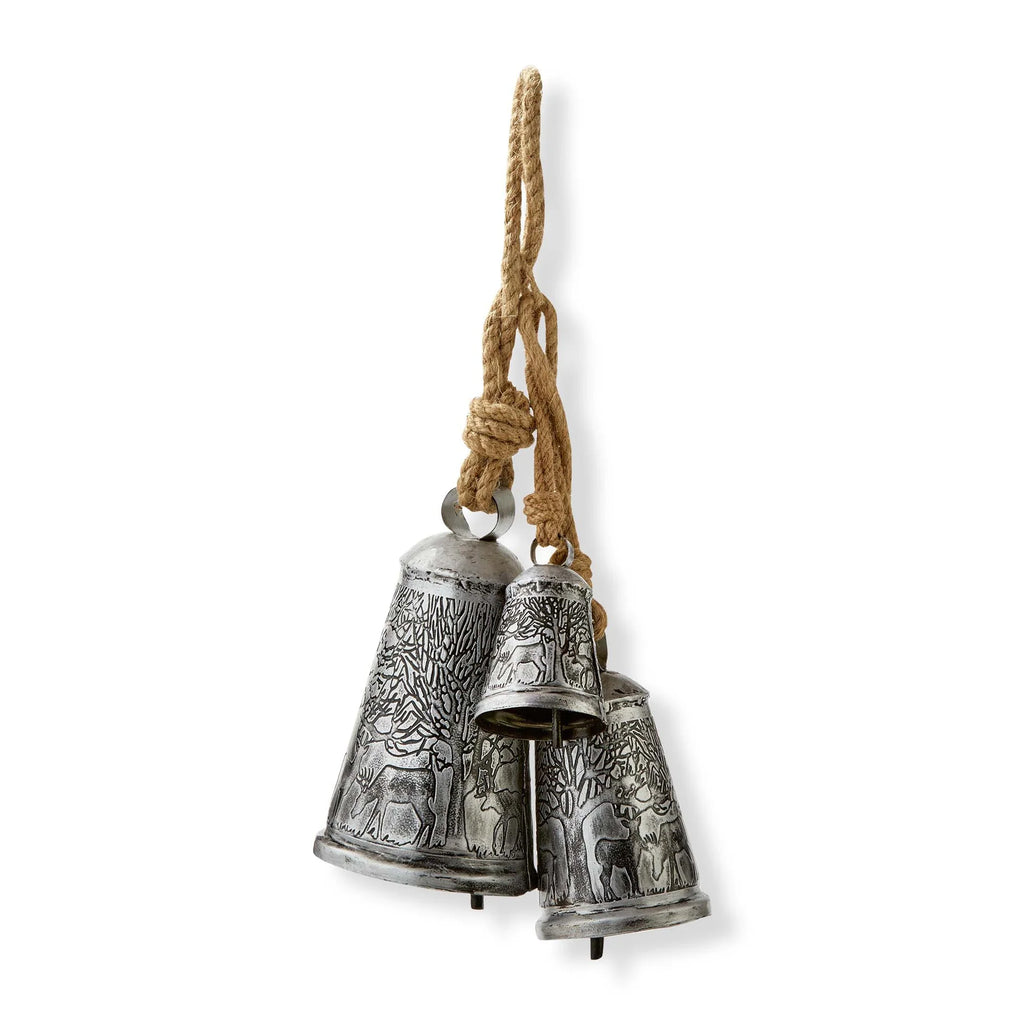 Forest Etched Bell, Set/3