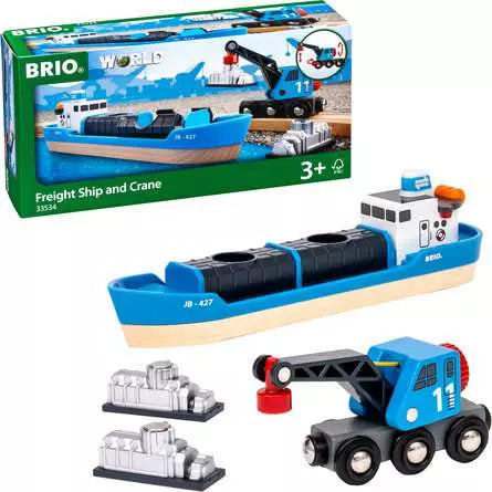 Brio Freight Ship & Crane