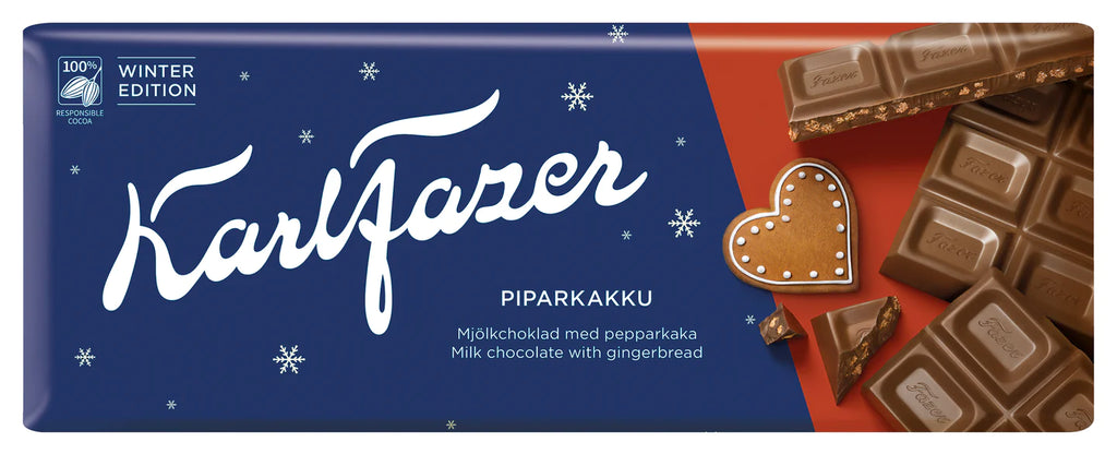 Fazer Winter Edition Gingerbread Milk Chocolate Bar