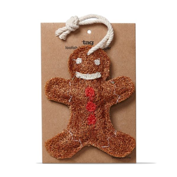 Gingerbread Loofah Scrubber