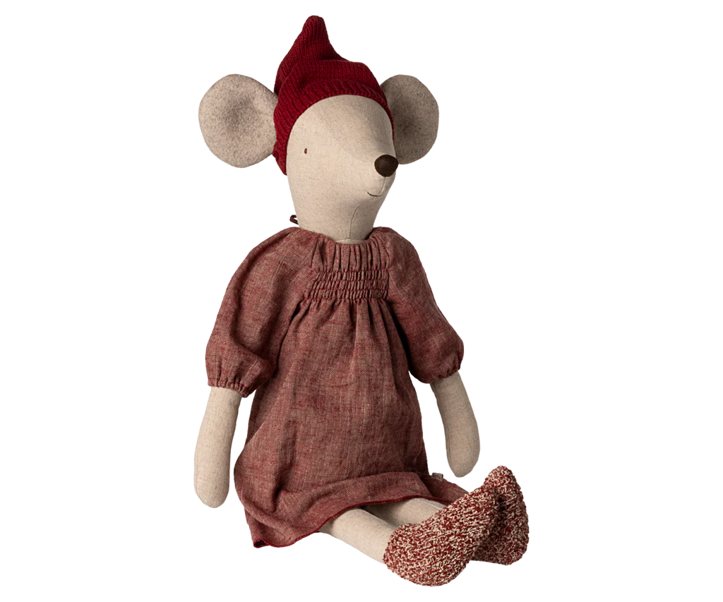 Maileg Christmas Mouse, Maxi - Girl