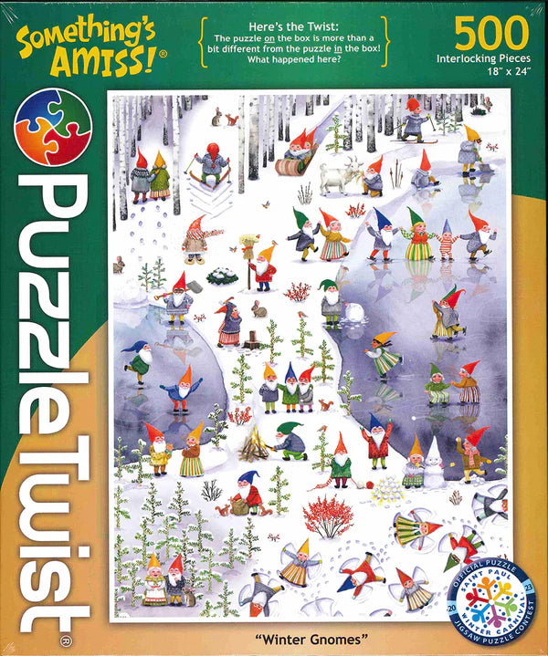 Winter Gnomes 500 Piece Puzzle