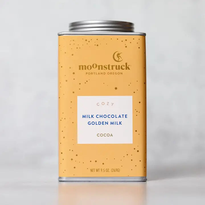 Moonstruck Golden Milk Chocolate Hot Cocoa Tin