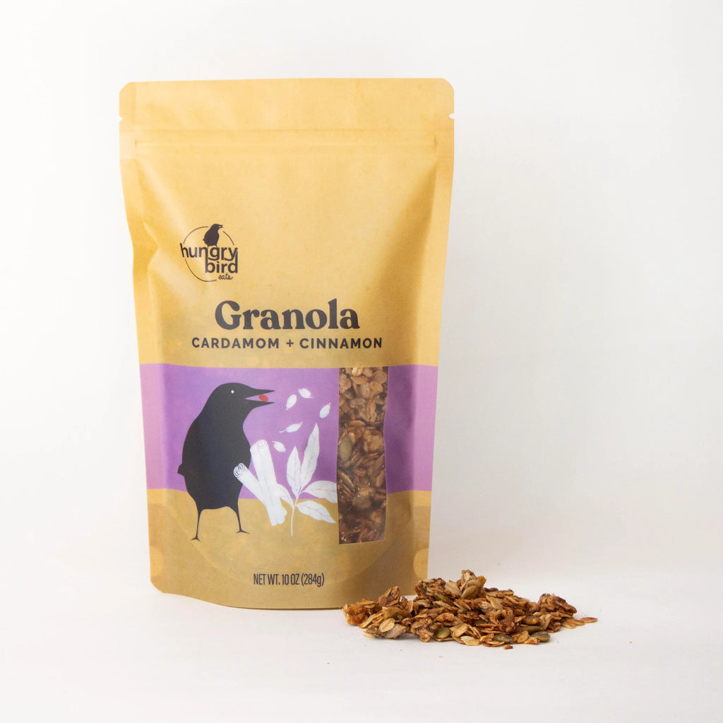 Hungry Bird Eats Cardamom + Cinnamon Granola