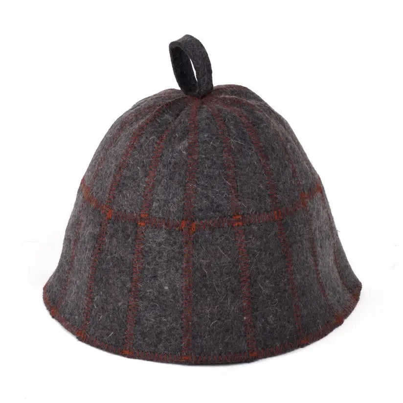Sauna Hat, Natural Felt Grey