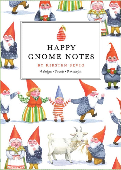 Kirsten Sevig Happy Gnome Notecards